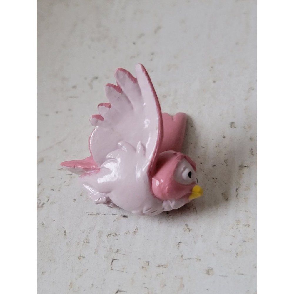 Miniature Disney pink owl Forest Friend toy figure